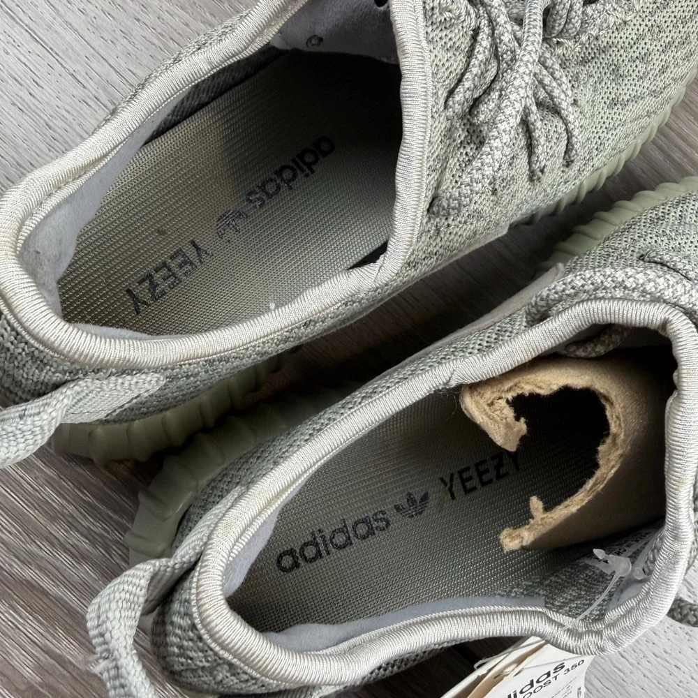 Adidas Womens Yeezy Boost 350 Moonrock Sneakers Grey 6.5 New